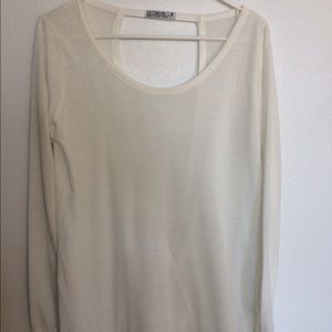 Women's blouse open back